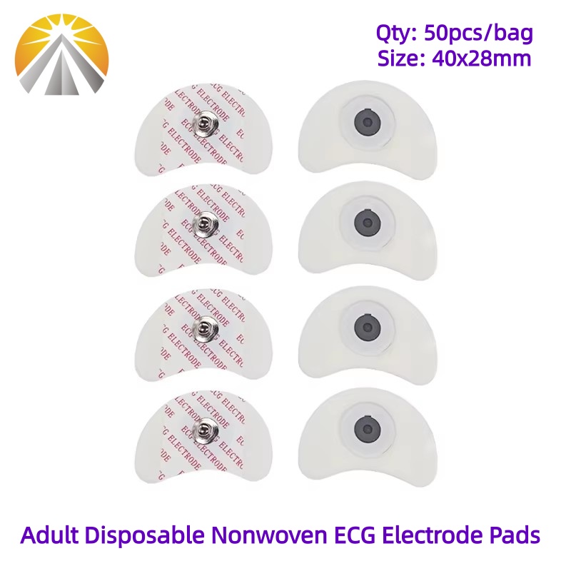 Ecg Patch Monitor - Bộ 50 Bọt Trắng Dùng Một