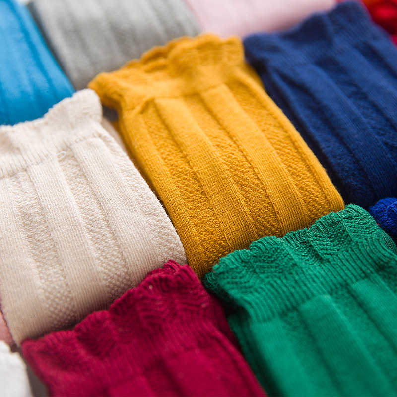 Candy Color Autumn Cotton Doub - đánh giá và giá Baby Sock Oximeter