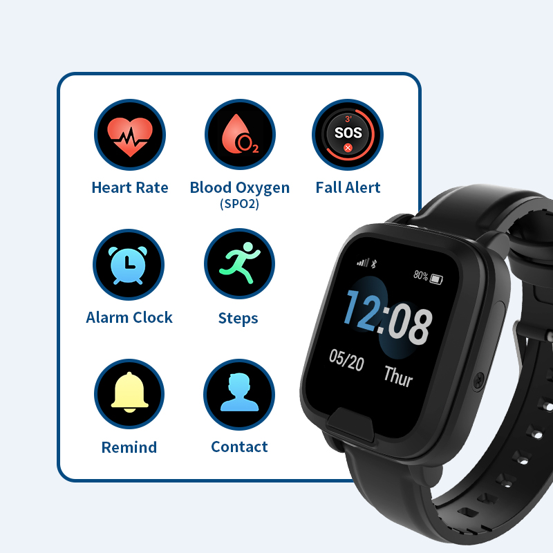 4G Medical Alert Watch Fall De - đánh giá và giá Fall Detection Watch