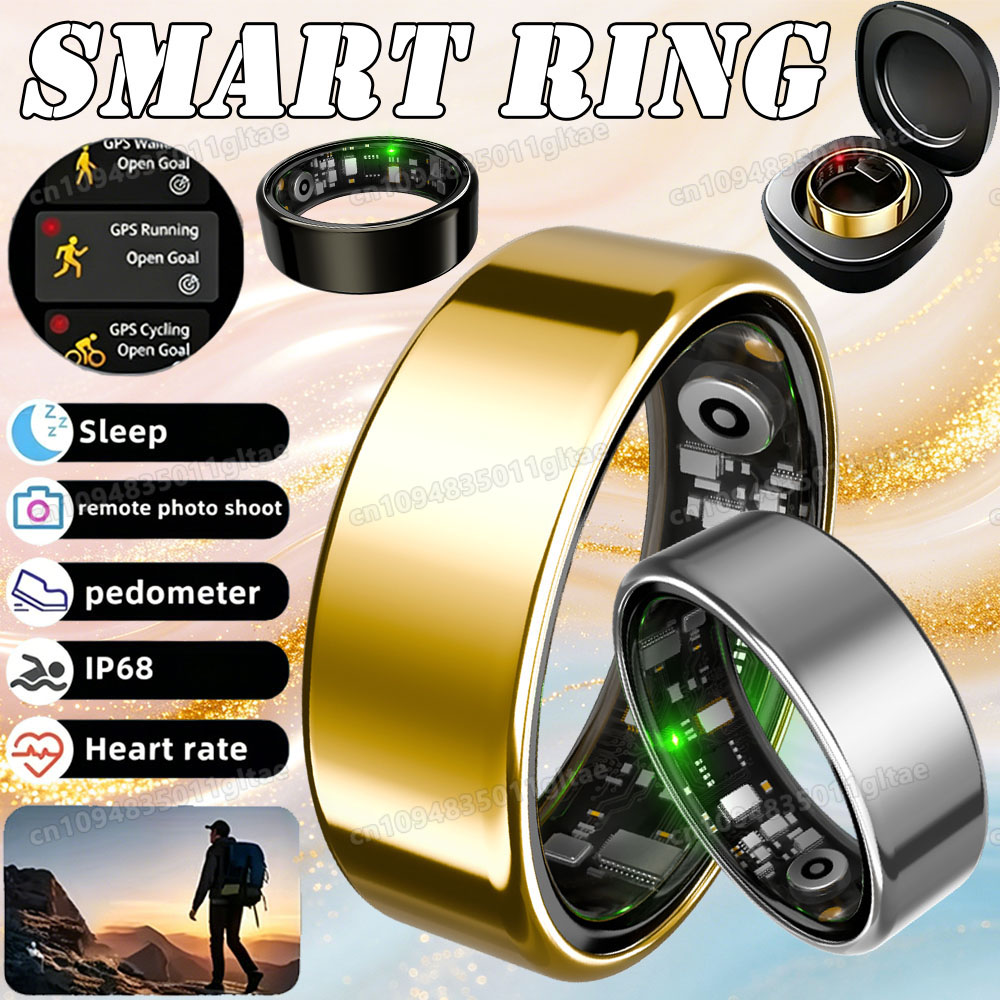 New R09 Smart Ring Men Women w - đánh giá và giá Temperature Ring Skin
