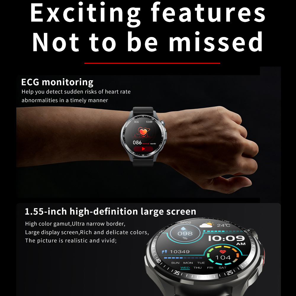 Men Smart Watch All Day Fall D - đánh giá và giá Fall Detection Watch