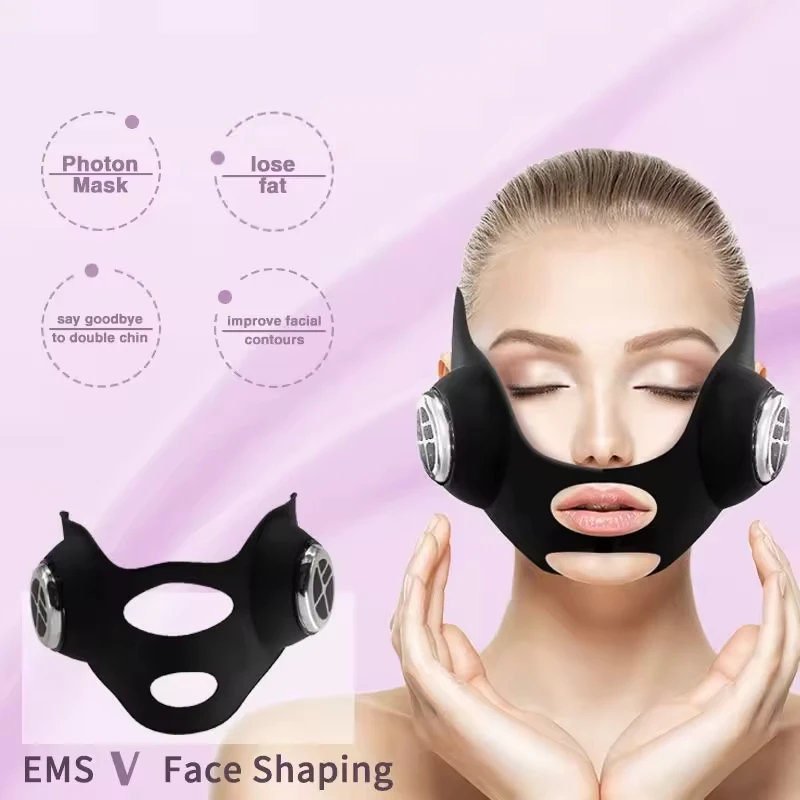 V Face Lifting EMS Facial Mask - đánh giá và giá Galvanic Skin Sensor