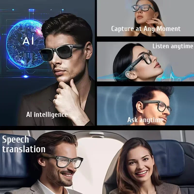 6K HD AI Camera Glasses 800MP  - đánh giá và giá Smart Glasses Lens
