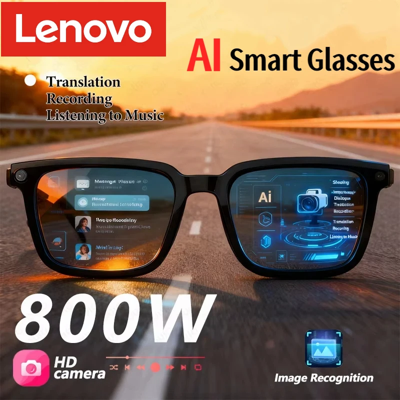 Lenovo AI Smart Glasses 8K HD  - đánh giá và giá Smart Glasses Lens