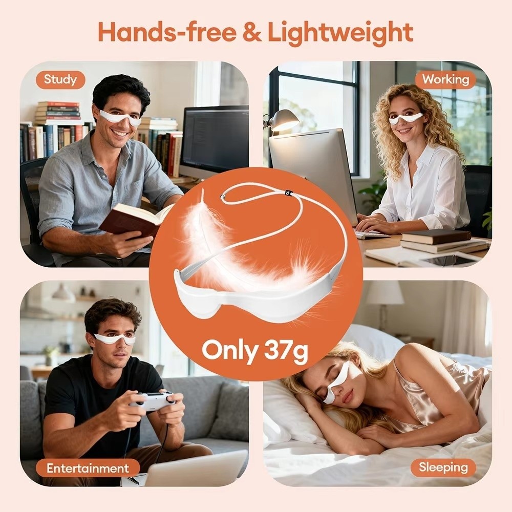 3D Eye Massager Red Light Ther - đánh giá và giá Light Therapy Glasses