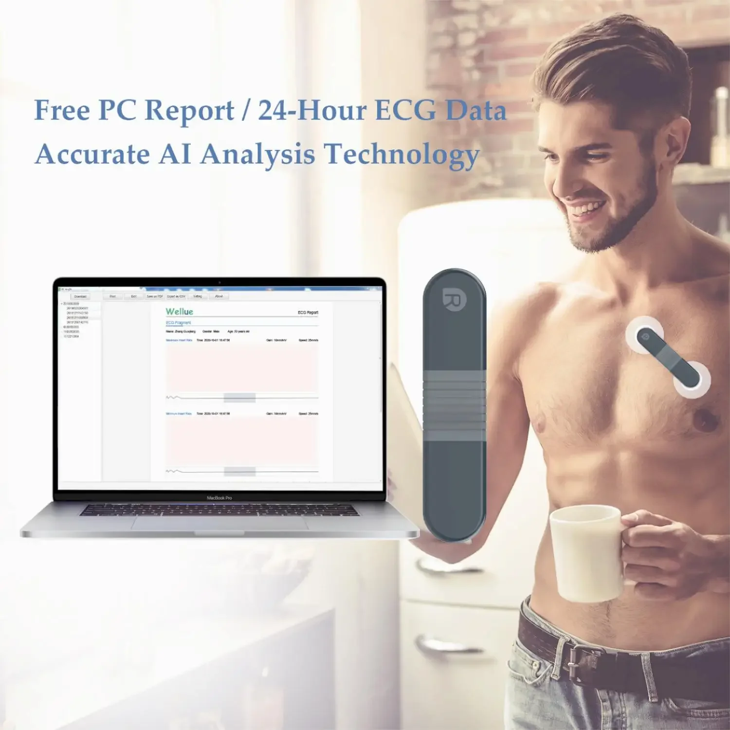 Wireless Bluetooth Dynamic Rec - đánh giá và giá Ecg Patch Monitor