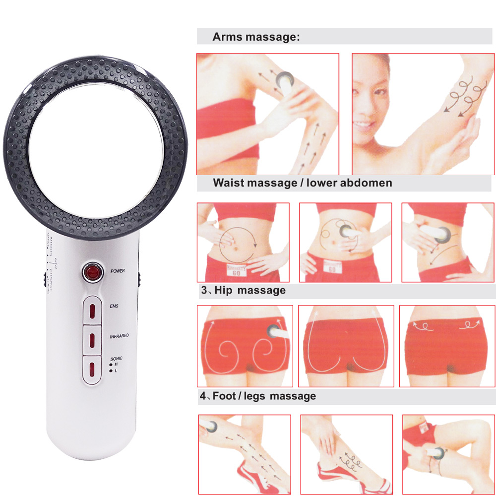 3 Trong 1 Ems Siêu Âm Cavitati - đánh giá và giá Galvanic Skin Sensor